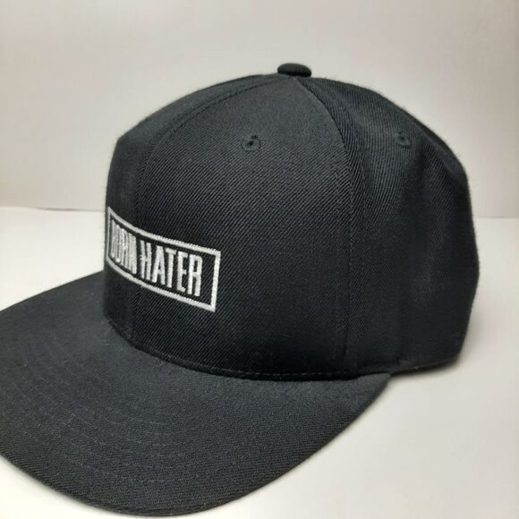 BORN HATER by The Classics Baseball Ball Hat Snapback B&W - Picture 5 of 8